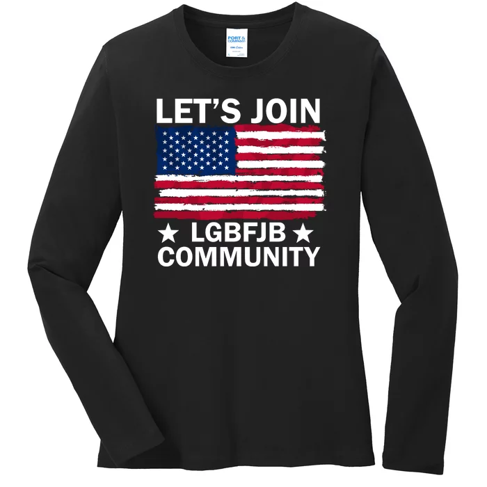 Lets Join Lgbfjb Community Ladies Long Sleeve Shirt