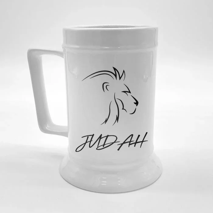 Lion Judah Front & Back Beer Stein