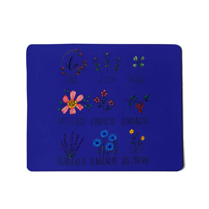 Love Joy Peace Fruit Of The Spirit Positive Affirmation Gift Mousepad