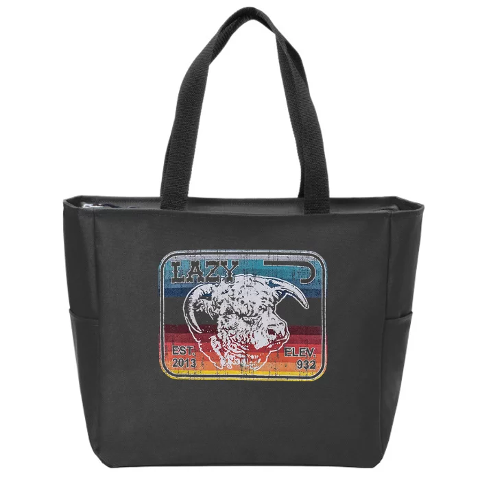 Lazy J Ranch Serape Elevation Zip Tote Bag