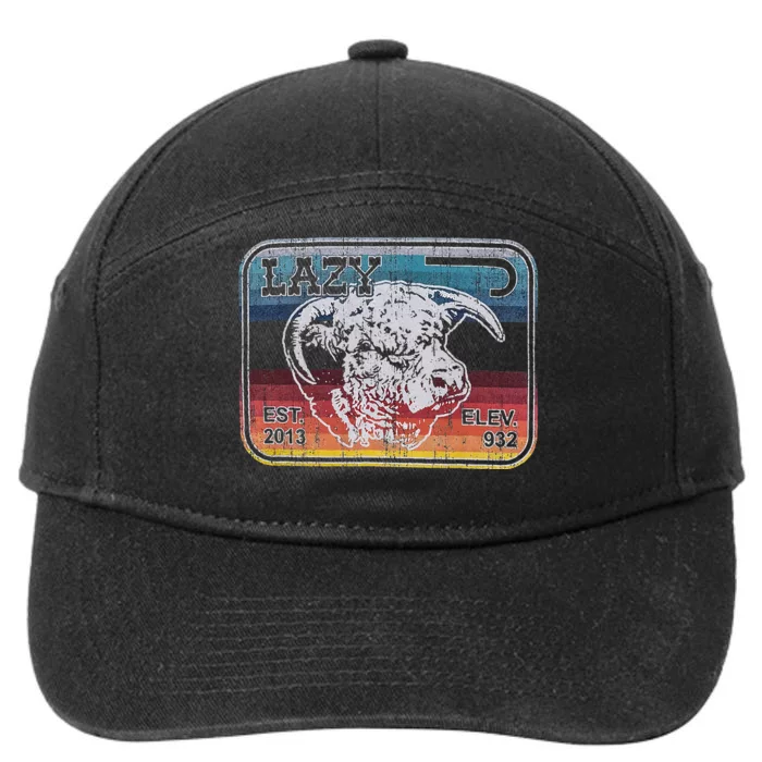 Lazy J Ranch Serape Elevation 7-Panel Snapback Hat