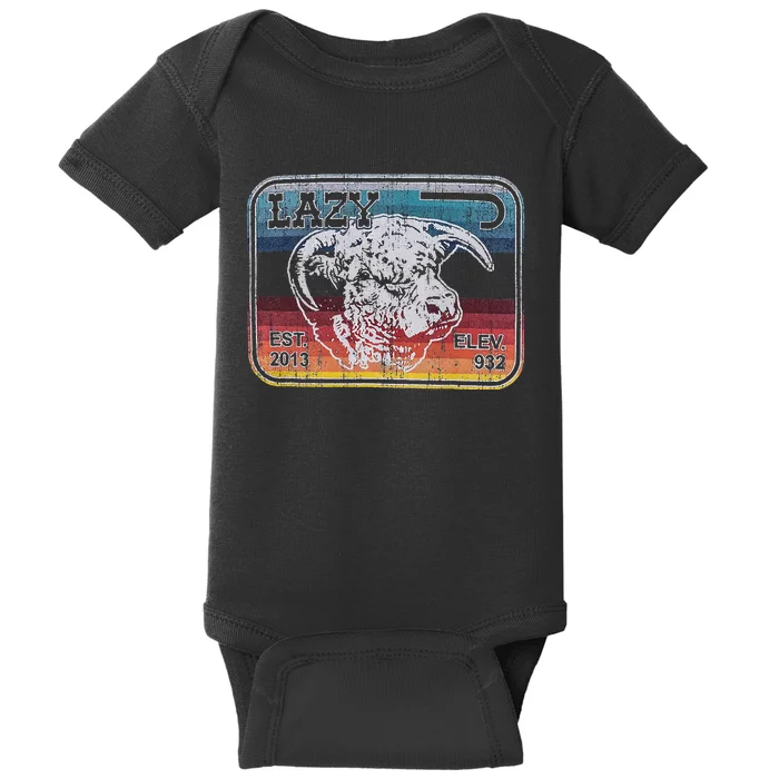 Lazy J Ranch Serape Elevation Baby Bodysuit