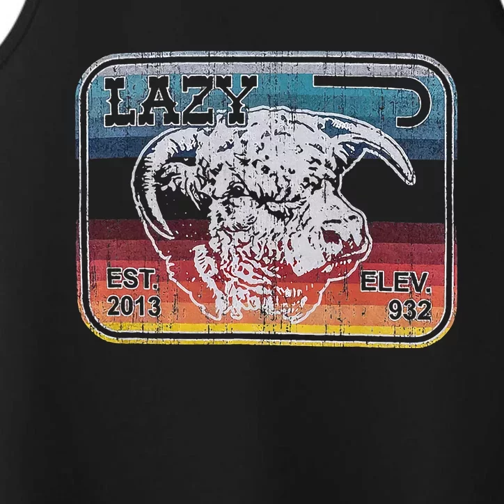 Lazy J Ranch Serape Elevation Performance Tank