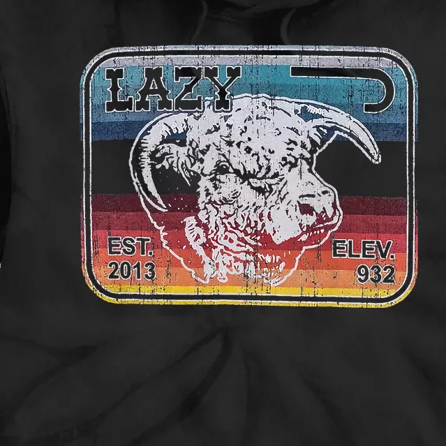 Lazy J Ranch Serape Elevation Tie Dye Hoodie