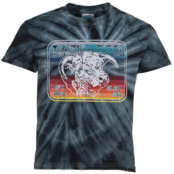 Lazy J Ranch Serape Elevation Kids Tie-Dye T-Shirt