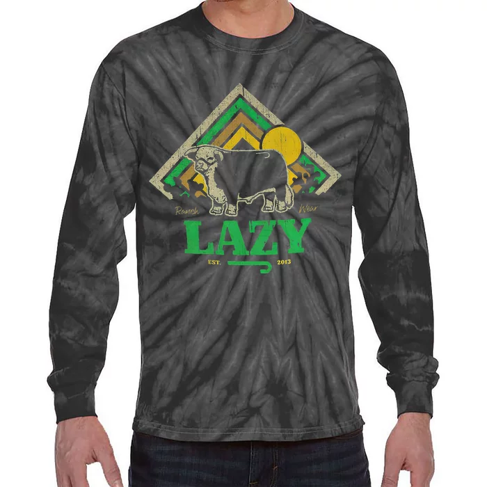 Lazy J Ranch Wear Tie-Dye Long Sleeve Shirt