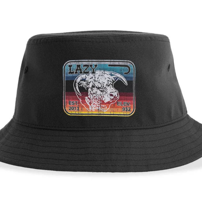 Lazy J Ranch Serape Elevation Sustainable Bucket Hat