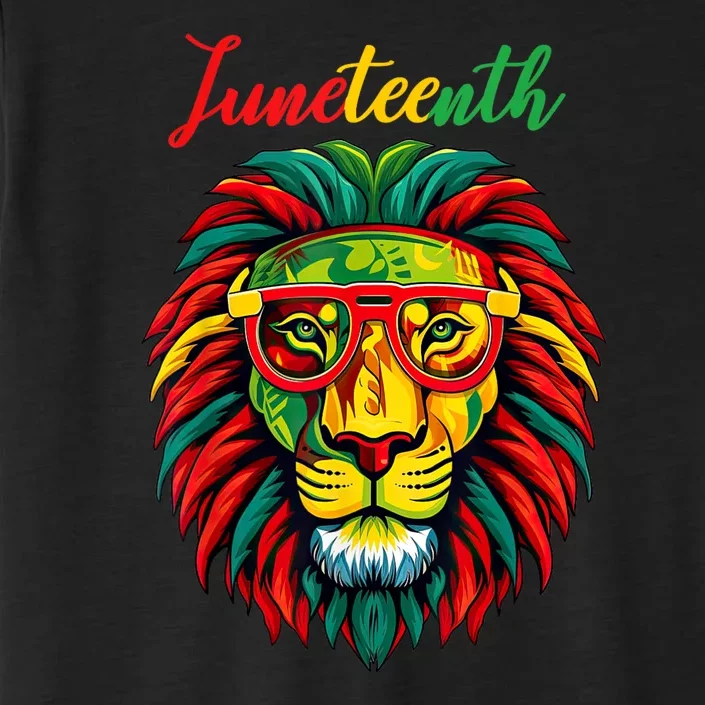 Lion Juneteenth Shirts Women Dress Black History Freedom ChromaSoft Performance T-Shirt