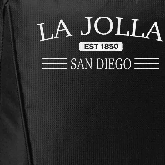 La Jolla San Diego California City Backpack