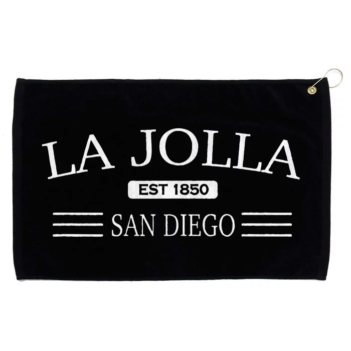 La Jolla San Diego California Grommeted Golf Towel