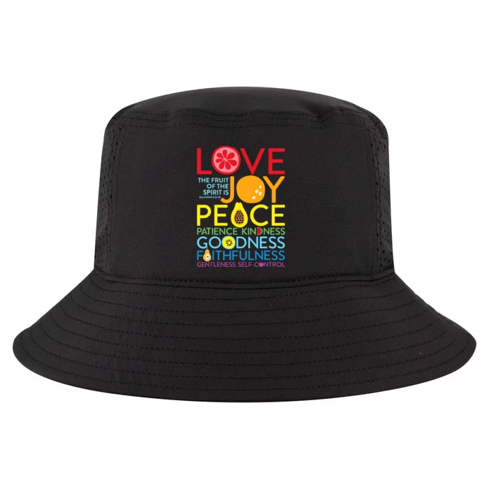 Love Joy The Fruit Of The Spirit Is Galatians Cool Comfort Performance Bucket Hat