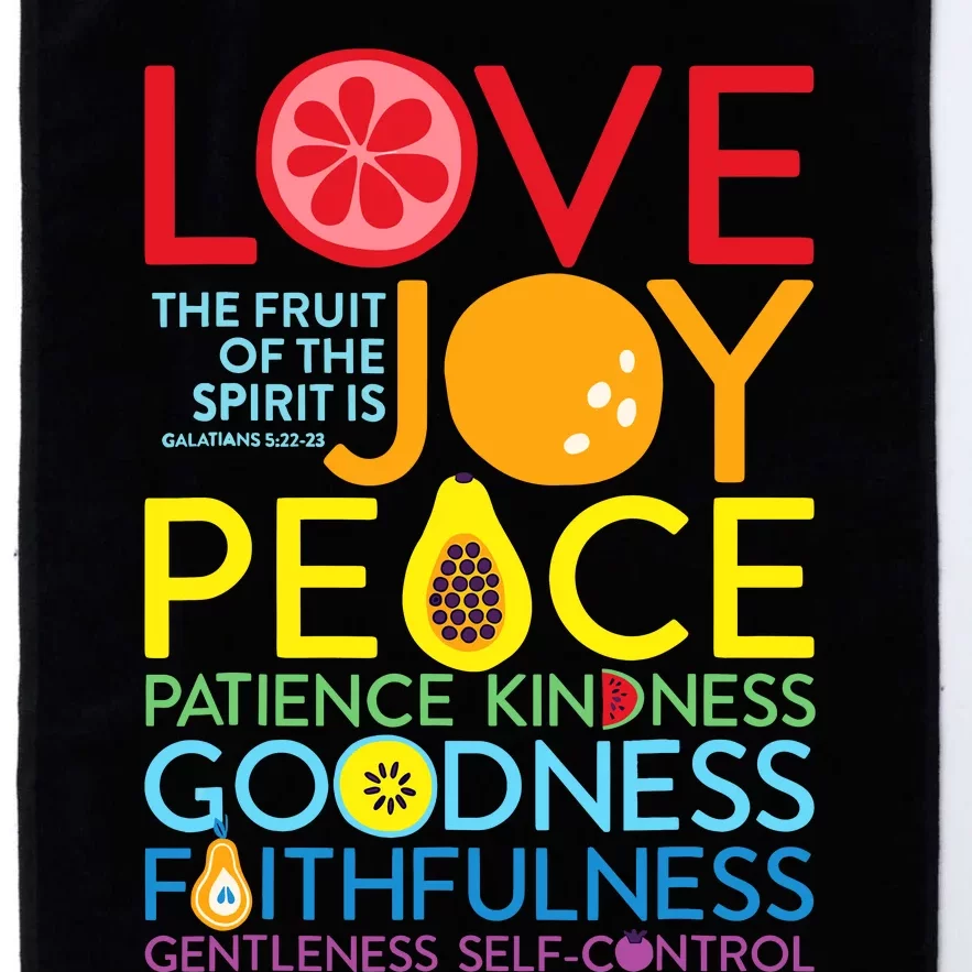 Love Joy The Fruit Of The Spirit Is Galatians Platinum Collection Golf Towel