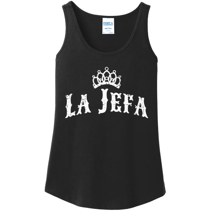 La Jefa The Boss Woman Spanish Pride Ladies Essential Tank