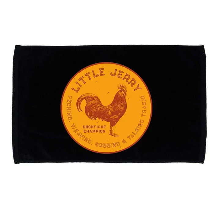 Little Jerry The Rooster Cockfight Champion Microfiber Hand Towel