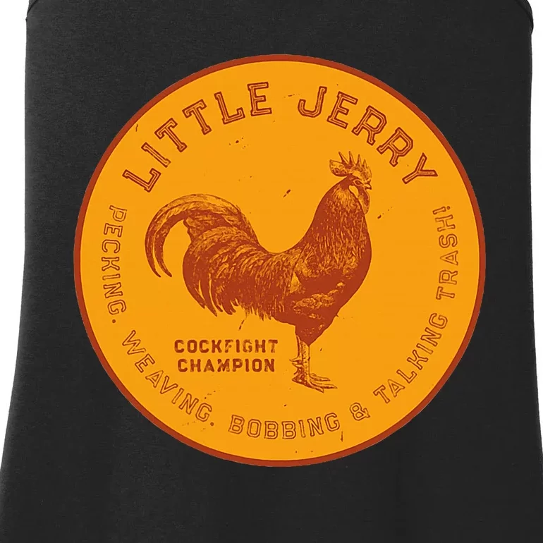 Little Jerry The Rooster Cockfight Champion Ladies Essential Tank