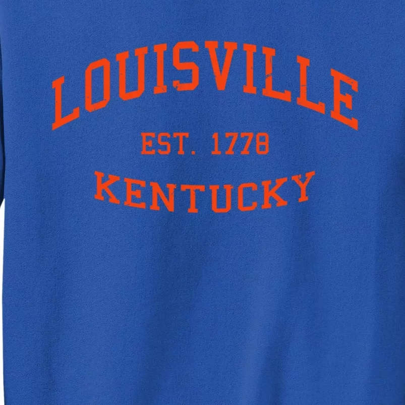 Louisville Kentucky 1778 Patriotic Ky Patriotism Derby City Gift Tall Sweatshirt