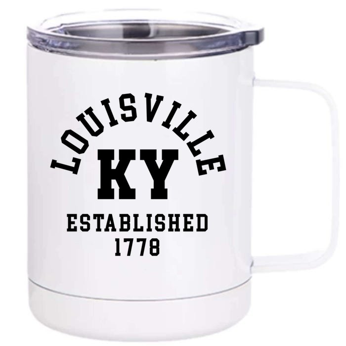 Louisville Ky 1778 American Kentucky Usa Derby City Keepsake Gift Front & Back 12oz Stainless Steel Tumbler Cup