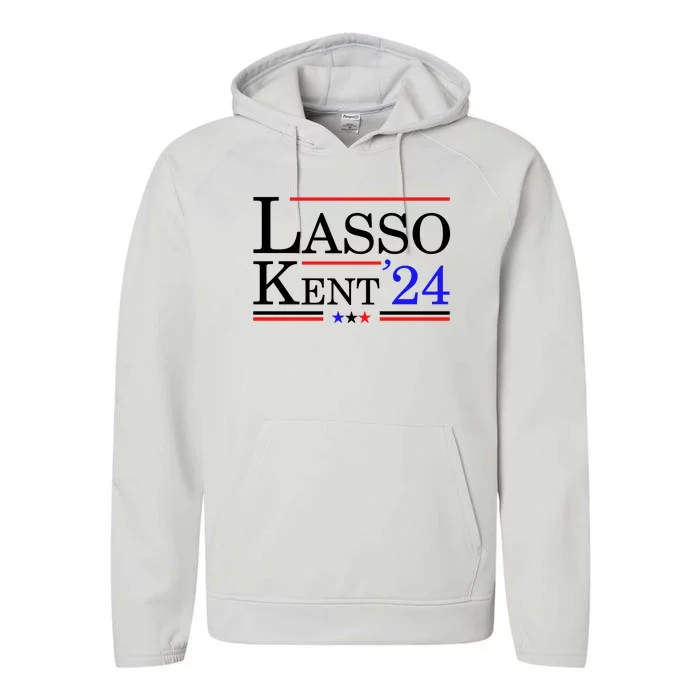 Lasso Kent 24 Funny Sports Performance Fleece Hoodie