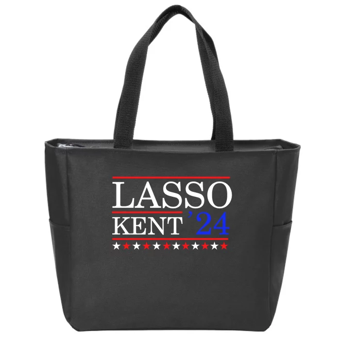 Lasso Kent 24 Funny Sports Zip Tote Bag