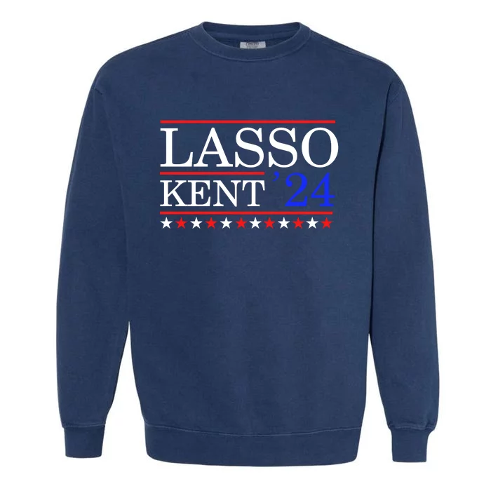 Lasso Kent 24 Funny Sports Garment-Dyed Sweatshirt