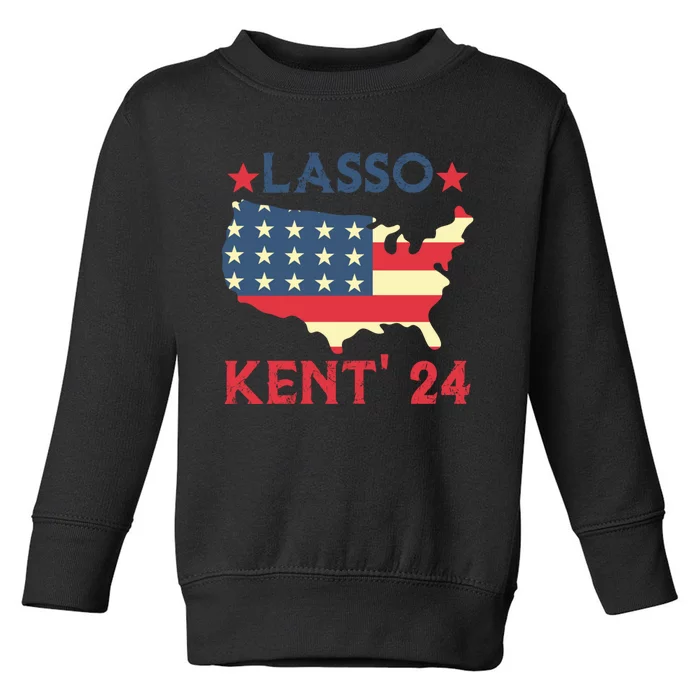 Lasso Kent 24 Funny Sports Toddler Sweatshirt