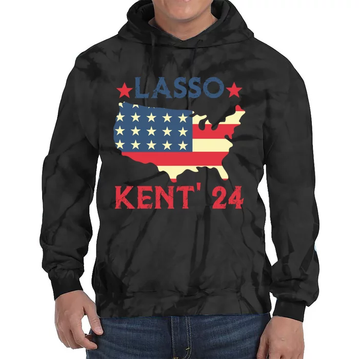 Lasso Kent 24 Funny Sports Tie Dye Hoodie