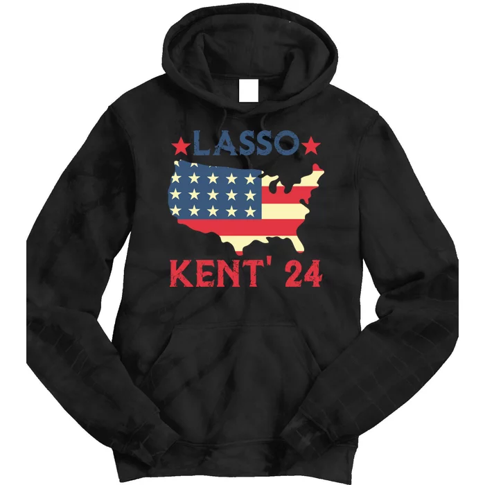 Lasso Kent 24 Funny Sports Tie Dye Hoodie