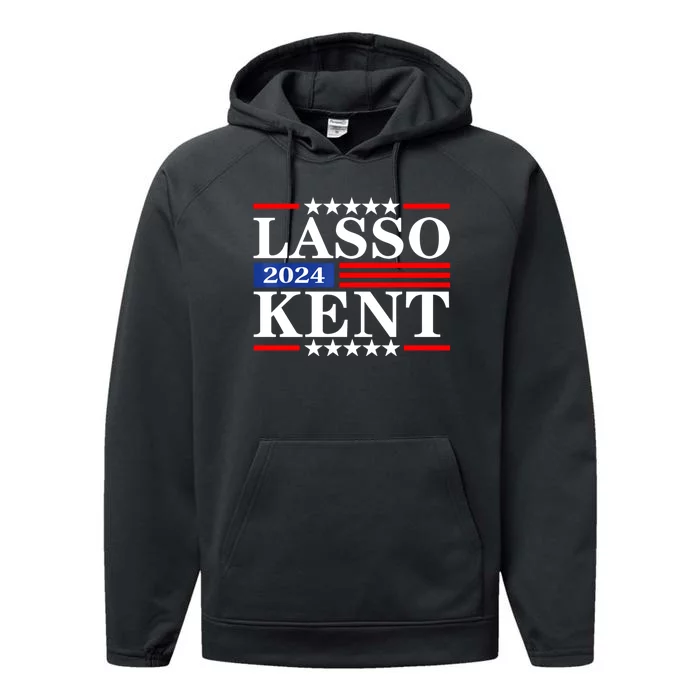 Lasso Kent 24 Funny Sports Performance Fleece Hoodie