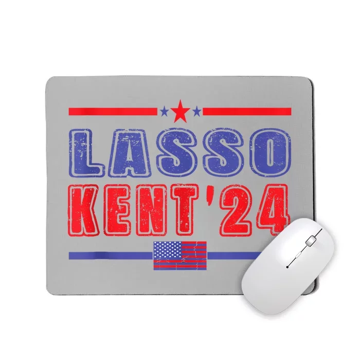 Lasso Kent 24 Funny Usa Flag Sports 4th Of July Lasso Kent Design Mousepad