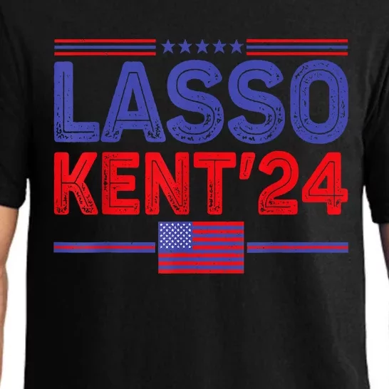 Lasso Kent 24 Funny Usa Flag Sports 4th Of July Election Pajama Set