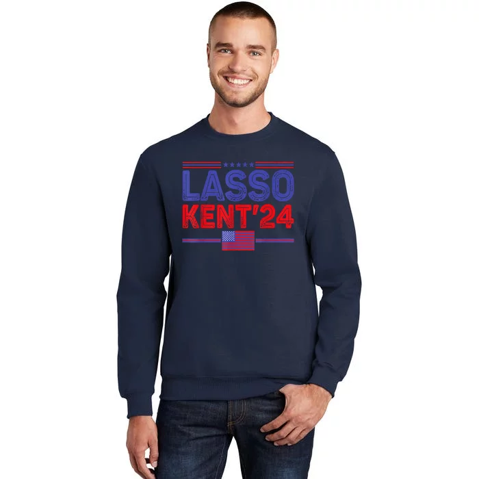 Lasso Kent 24 Funny Usa Flag Sports 4th Of July Election Sweatshirt