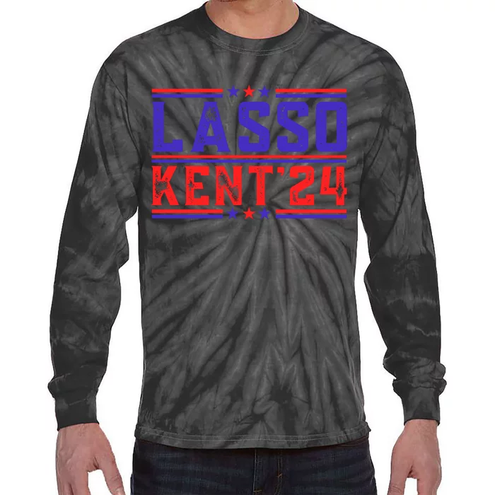 Lasso Kent 24 Funny Sports Tie-Dye Long Sleeve Shirt