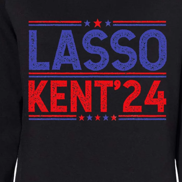 Lasso Kent' 24 Funny Usa Flag Sports 4th of July Election Womens California Wash Sweatshirt