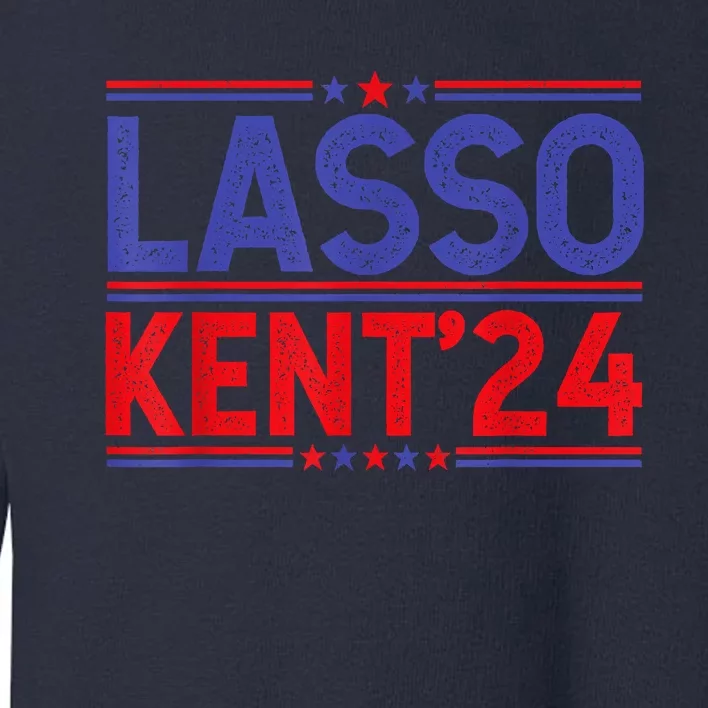 Lasso Kent 24 Funny Usa Flag Sports 4th Of July Election Toddler Sweatshirt