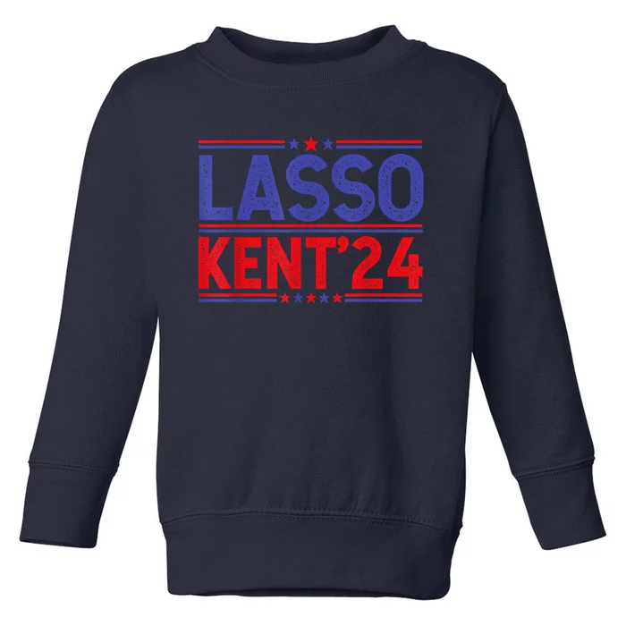 Lasso Kent 24 Funny Usa Flag Sports 4th Of July Election Toddler Sweatshirt