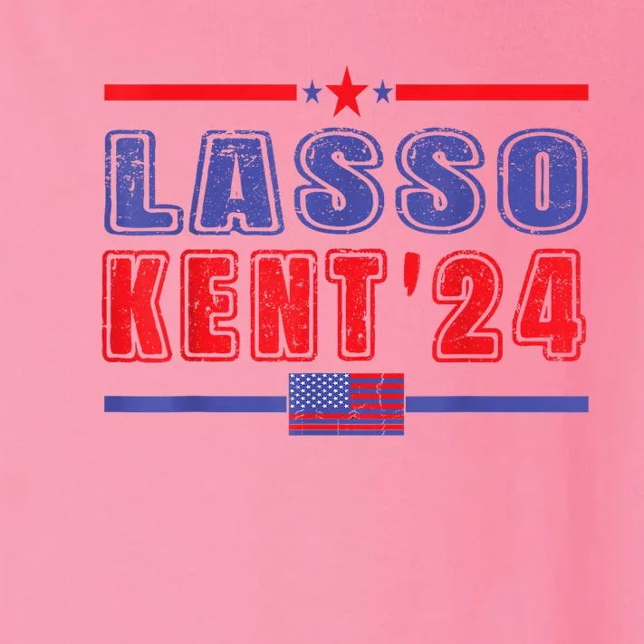 Lasso Kent 24 Funny Usa Flag Sports 4th Of July Toddler Long Sleeve Shirt