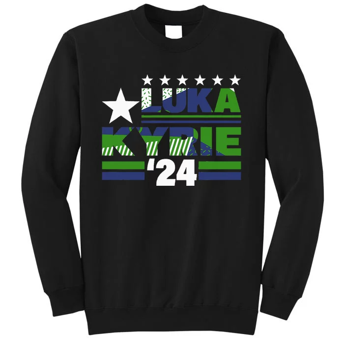 Luka Kyrie 24 For President Kyrie First Name Tall Sweatshirt