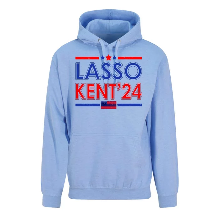 Lasso Kent 2024 Vintage USA Political Unisex Surf Hoodie