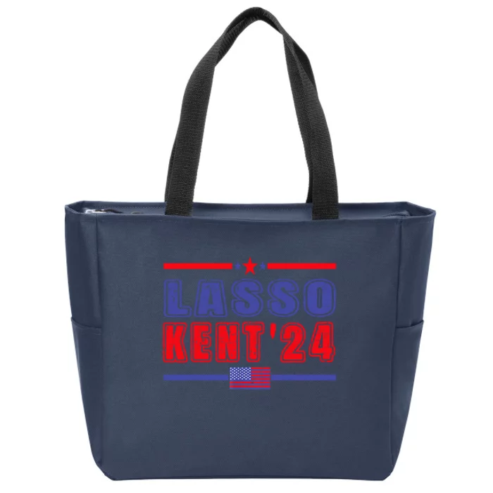 Lasso Kent 24 Funny Usa Flag Sports 4th Of July Zip Tote Bag