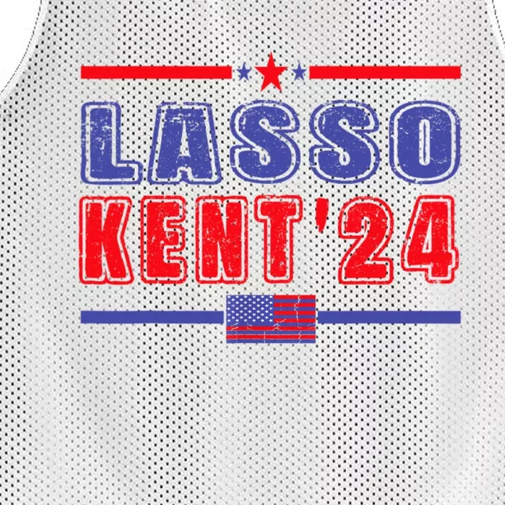 Lasso Kent 24 Funny Usa Flag Sports 4th Of July Mesh Reversible Basketball Jersey Tank