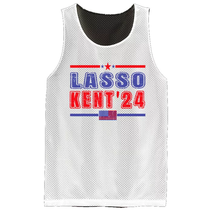 Lasso Kent 24 Funny Usa Flag Sports 4th Of July Mesh Reversible Basketball Jersey Tank