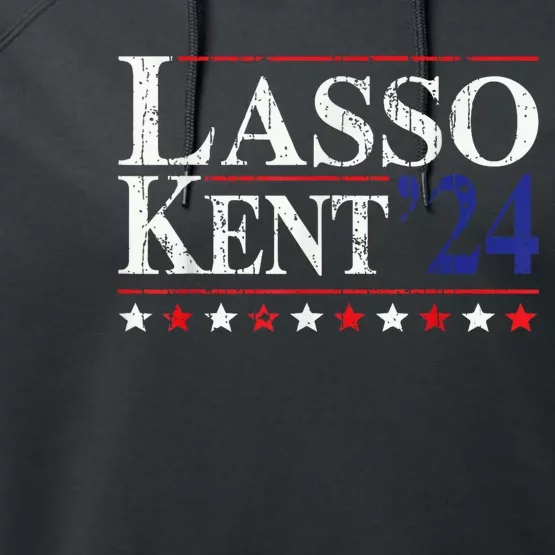 Lasso Kent 24 Funny Sports Performance Fleece Hoodie