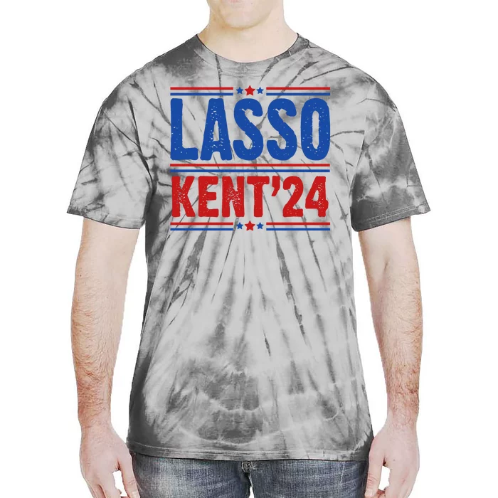 Lasso Kent 2024 Distressed Politcal Tie-Dye T-Shirt