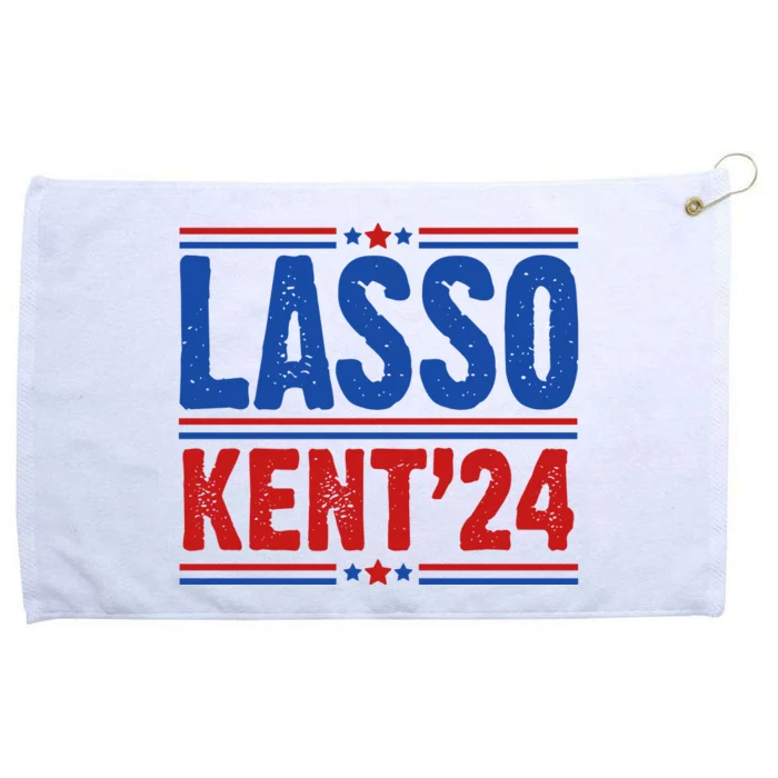 Lasso Kent 2024 Distressed Politcal Grommeted Golf Towel