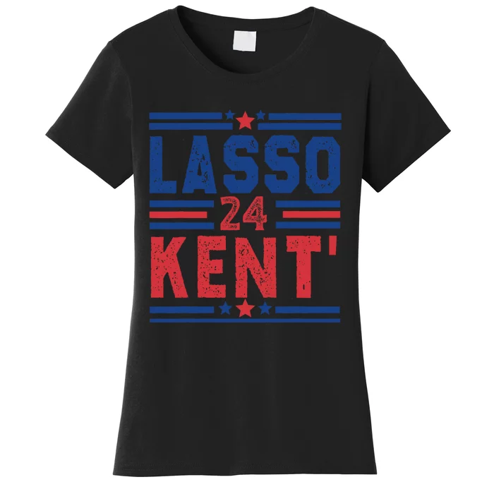 Lasso Kent 24 Funny 4th Of July Usa Flag Meme 2024 Election Women's T-Shirt