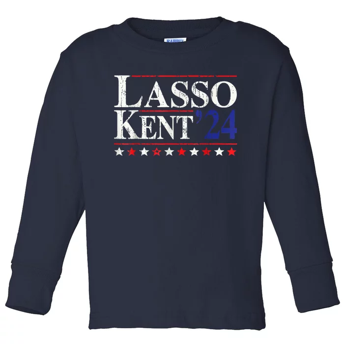 Lasso Kent 24 Funny Sports Toddler Long Sleeve Shirt