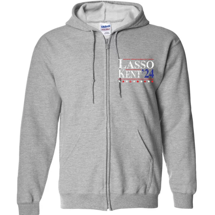 Lasso Kent 24 Funny Sports Full Zip Hoodie