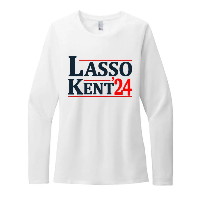 Lasso Kent 24 Funny Election Motivational Sport Womens CVC Long Sleeve Shirt