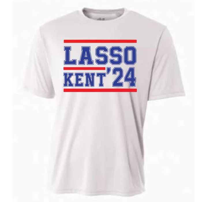 Lasso Kent 2024 Red And Blue American Cooling Performance Crew T-Shirt