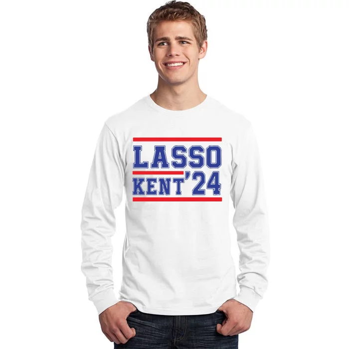 Lasso Kent 2024 Red And Blue American Tall Long Sleeve T-Shirt